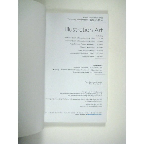 SWANN Catalog Illustration Art 2018 PPB Peanuts Hirschfeld Hanna-Barbera 2495 - Picture 2 of 6